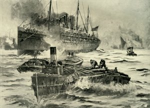 Le déclenchement de la guerre - Transport quittant l