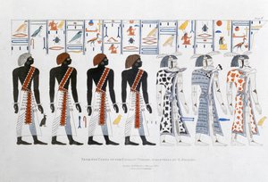 Hiéroglyphes des tombes des rois à Thèbes, découverts par G Belzoni, 1820-1822 - Charles Joseph Hullmandel