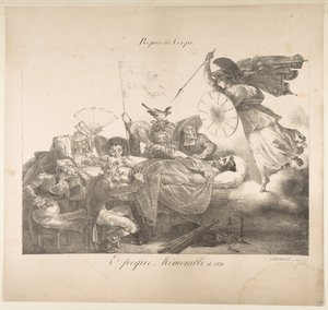 Repas de Corps. Époque Mémorable de 1821, 1821 - Charles Joseph Hullmandel