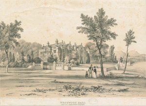 Westwood Hall: lithographie teintée, nd [1832-1841] - Charles Joseph Hullmandel