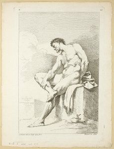 Figure, du Seconde livre de figures d’Académies gravées en Partie par les Professeurs de l’Académie Royale - Charles Joseph Natoire