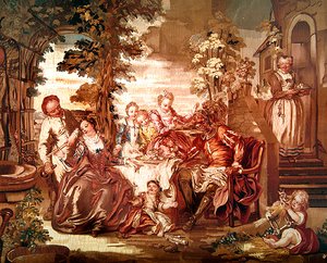Scène de Don Quichotte, fabriquée à Beauvais