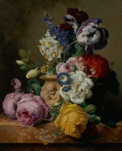 Nature morte de fleurs - Charles Joseph Node
