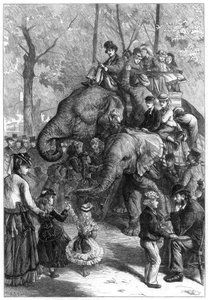Lundi après-midi aux jardins de la société zoologique, 1871 - Charles Joseph Staniland