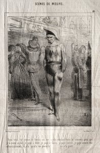 Scènes de mœurs : Voyez-vous, cette queuse de Pamela qui me cajole pendant toute la semaine - Charles Joseph Traviès de Villers