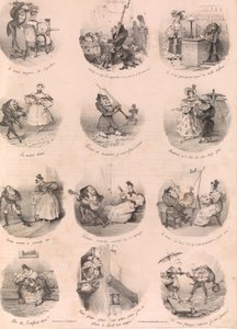 Douze Vignettes Satiriques Le Charivari, 10 décembre 1832, 1 décembre 1832 - Charles Joseph Traviès de Villers