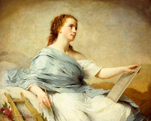 Allégorie des arts - Charles Joshua Chaplin