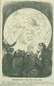 Microscopie pour les millions : 1878 (gravure)