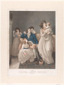 Famille britannique avec quatre enfants - Charles Knight