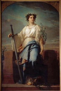 Représentation allégorique de la République Peinture par Charles Landelle