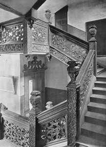 Un escalier de strapwork élaboré - Charles Latham