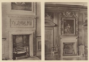 Belton House, Grantham, Deux Cheminées - Charles Latham
