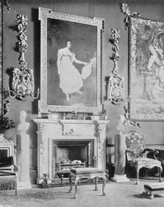 Cheminée dans la Grande Salle à Manger