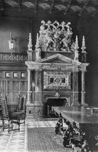 La cheminée dans la salle de réception - Charles Latham