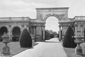 Entrée des jardins de roses et de cuisine - Charles Latham