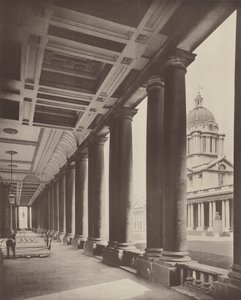 Hôpital de Greenwich, la colonnade - Charles Latham