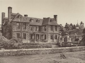 Groombridge Place, Sussex, la façade ouest - Charles Latham