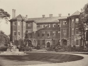 Ham House, Petersham, la façade d