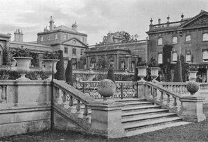 Côté parc des jardins italiens - Charles Latham