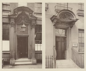 Deux portes londoniennes, Mark Lane, centre-est, Grosvenor Road, sud-ouest - Charles Latham