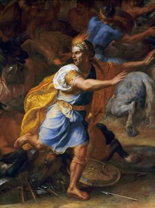 Un homme effrayé. (détail) - Charles Le Brun