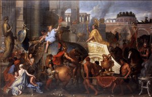 Alexandre entrant à Babylone Le Triomphe d