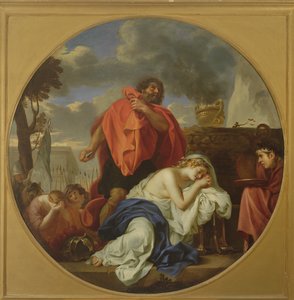 Jephthé sur le point de sacrifier sa fille - Charles Le Brun