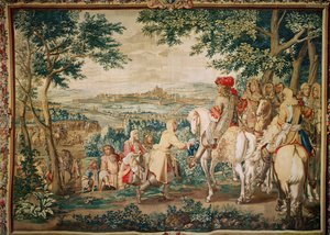 La reddition de Marsal en 1662, atelier des Gobelins (tapisserie)
