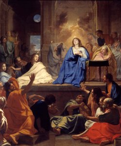 La descente du Saint-Esprit. Peinture de Charles Lebrun (1619-1690) 1656
