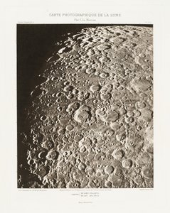 Carte photographique de la lune, planche IV.A (Photographic Chart of the Moon, plate IV.A),September 13 - Charles le Morvan