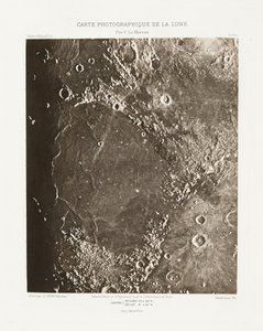 Carte photographique de la lune, planche IX.A (Photographic Chart of the Moon, plate IX.A),October 21 - Charles le Morvan