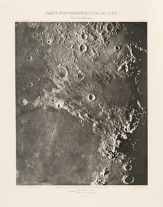 Carte photographique de la lune, planche IX (Photographic Chart of the Moon, plate IX),April 27