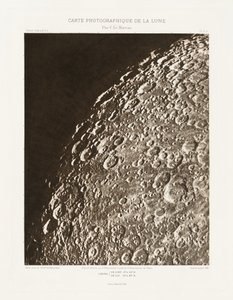 Carte photographique de la lune, planche V.A (Photographic Chart of the Moon, plate V.A),August 13