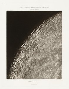 Carte photographique de la lune, planche VI.A (Photographic Chart of the Moon, plate VI.A),6 février - Charles le Morvan