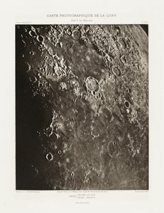 Carte photographique de la lune, planche XX.A (Photographic Chart of the Moon, plate XX.A),August 27 - Charles le Morvan