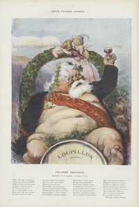 Armand Fallières, vigneron. Illustration pour Le Rire