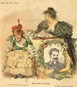 Dessin pour la deux centième réplique de Mademoiselle Fifi, d