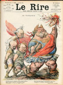 Couverture de "Le Rire", Satirique en couleurs - Charles Leandre