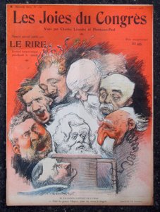 Couverture de "Le Rire", Satirique en couleurs - Charles Leandre