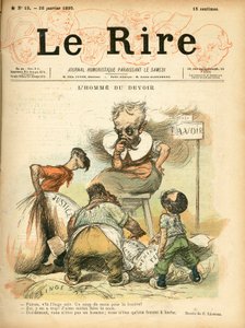 Couverture de "Le Lire", satirique en couleurs - Charles Leandre
