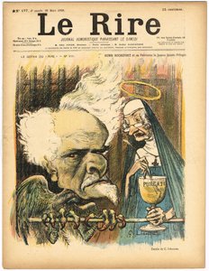 Couverture de "Le Rire", numéro 177, Satirique en Couleurs - Charles Leandre