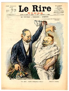 Couverture de « Le Lire rouge », Satirique en N&B - Charles Leandre