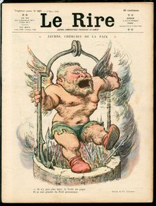 Couverture de "The Laughter", satirique en couleurs - Charles Leandre