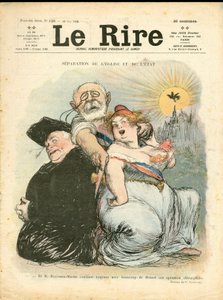 Couverture de "Le Rire", numéro 120, Satirique en Couleurs - Charles Leandre