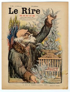 Couverture de "Le Rire rouge", satirique en couleurs - Charles Leandre