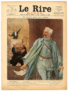 Couverture de "Le Rire rouge", Satirique en Couleurs - Charles Leandre