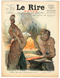 Couverture de « Le Rire rouge », numéro 37, Satirique en couleurs