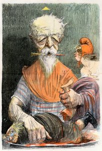 Eugène Henri Brisson (1835-1912), avocat, journaliste et homme politique français - Charles Leandre