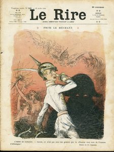 Illustration de Charles Léandre (1862-1934) pour la couverture de Le Rire - Charles Leandre