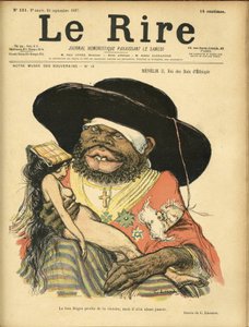 Illustration de Charles Léandre (1862-1934) pour la couverture de Le Rire - Charles Leandre